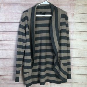 Verve‎ Ami Open Front Striped Cardigan SzL